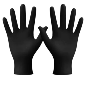 Just 1 Nitrylex Strong Black Disposable Nitrile Gloves